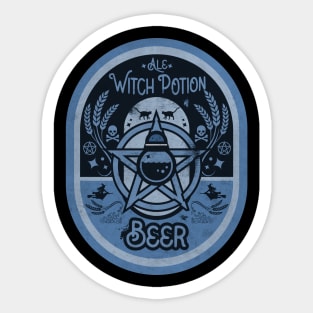Witch Potion Beer Sticker